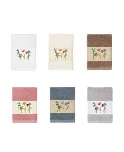 Linum Home Turkish Cotton Serenity Embellished Washcloth -Avanti Linens Shop 12721885 fpx