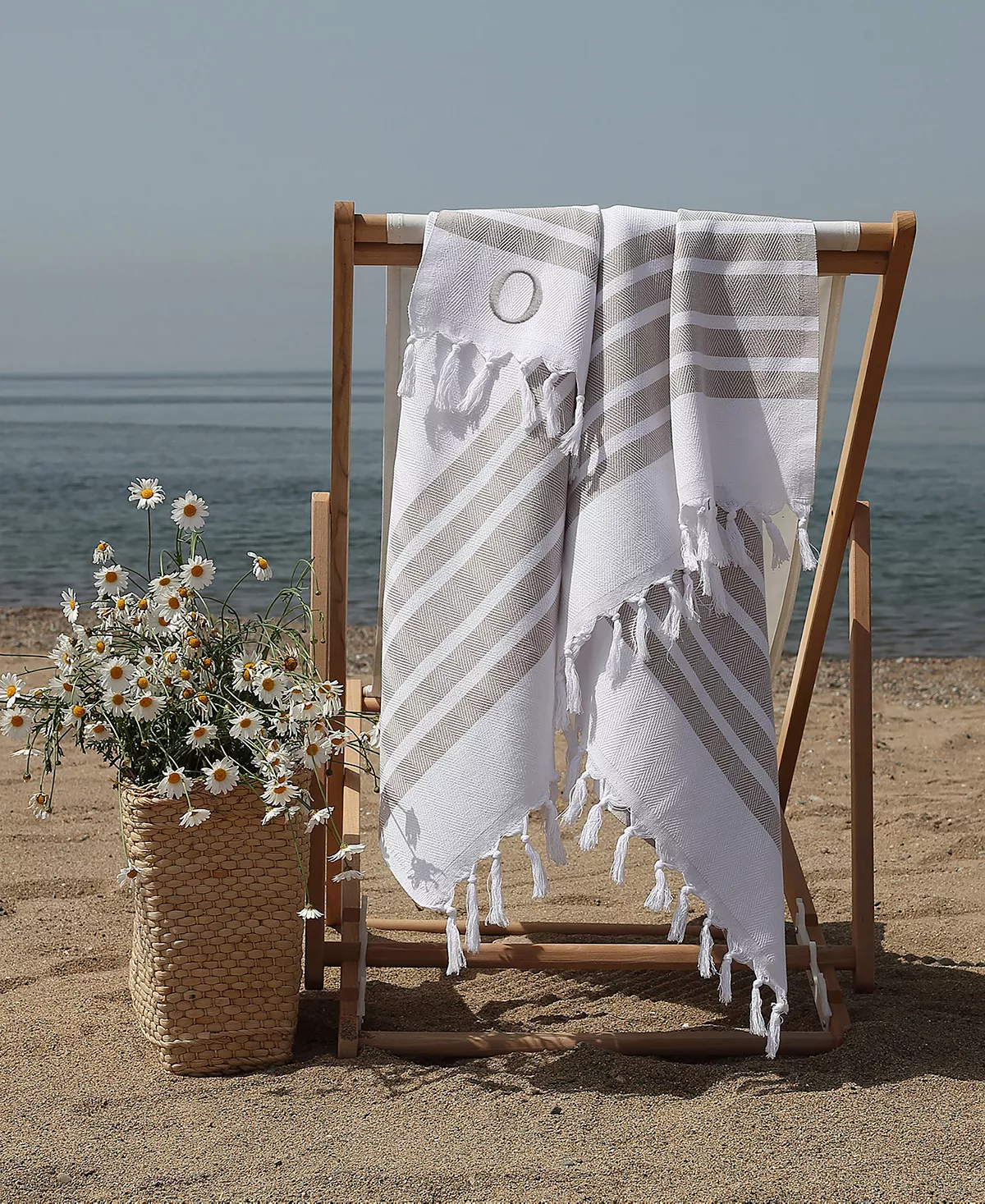 Linum Home Personalized Herringbone Pestemal Beach Towel 21 Linum Home Personalized Herringbone Pestemal Beach Towel - Image 19