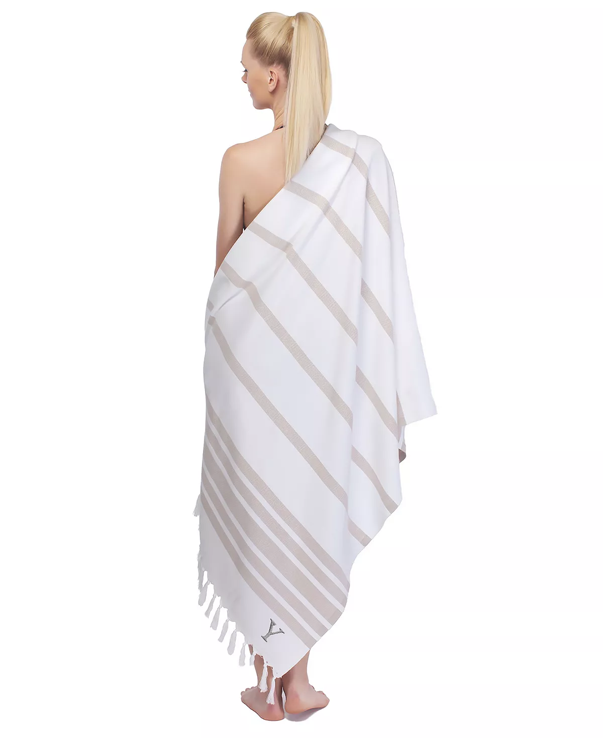 Linum Home Personalized Herringbone Pestemal Beach Towel 31 Linum Home Personalized Herringbone Pestemal Beach Towel - Image 29