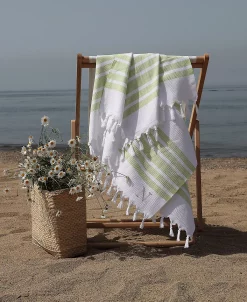 Linum Home Personalized Herringbone Pestemal Beach Towel -Avanti Linens Shop 12776978 fpx
