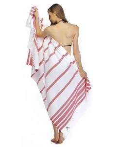 Linum Home Personalized Herringbone Pestemal Beach Towel -Avanti Linens Shop 12777336 fpx