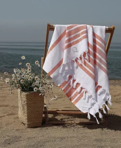 Linum Home Personalized Herringbone Pestemal Beach Towel -Avanti Linens Shop 12777584 fpx