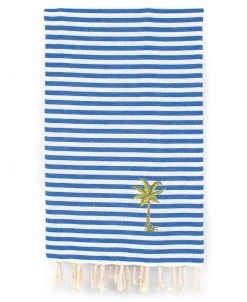 Linum Home Fun In The Sun Breezy Palm Tree Pestemal Beach Towel