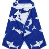 Linum Home Kids 100% Turkish Aegean Cotton Hooded Easy Bath And Beach Wrap For Boys -Avanti Linens Shop 13629087 fpx