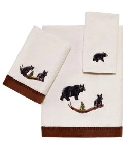 Avanti Black Bear Bath Towel Collection