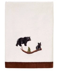 Avanti Black Bear Lodge Bath Towel
