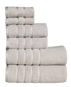 FEATHER & STITCH, NY Eather And Stitch Waffle 6-PC. Towel Set