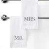 Avanti Bath Towels, Mr. & Mrs. 11 X 18 Fingertip Towel 1 Avanti Bath Towels, Mr. & Mrs. 11 X 18 Fingertip Towel -Avanti Linens Shop 1451914 fpx