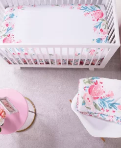 Trend Lab Painterly Floral Photo Op Crib Sheet -Avanti Linens Shop 14562448 fpx