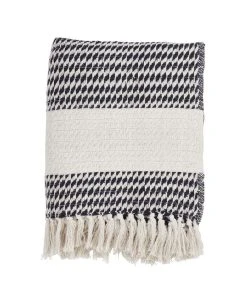 Saro Lifestyle Diamond Weave Design Throw