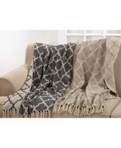 Saro Lifestyle Moroccan Tile Design Throw -Avanti Linens Shop 14872881 fpx