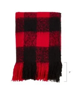 Saro Lifestyle Buffalo Plaid Throw -Avanti Linens Shop 14872894 fpx 1