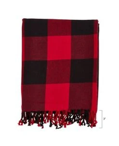 Saro Lifestyle Buffalo Plaid Fringed Throw 9 Saro Lifestyle Buffalo Plaid Fringed Throw -Avanti Linens Shop 14872917 fpx