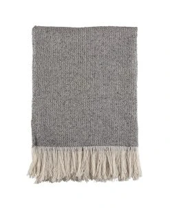 Saro Lifestyle Herringbone Throw
