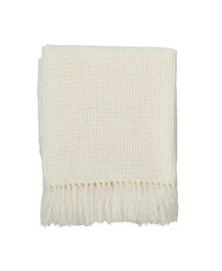 Saro Lifestyle Waffle Weave Throw