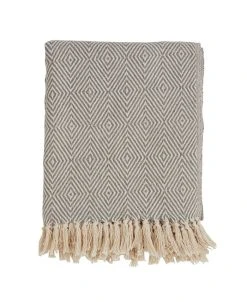 Saro Lifestyle Diamond Weave Throw