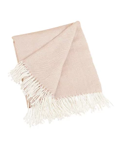 Saro Lifestyle Classic Herringbone Throw -Avanti Linens Shop 14905888 fpx