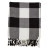 Saro Lifestyle Buffalo Plaid Fringed Throw -Avanti Linens Shop 14906046 fpx