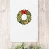 Linum Home Christmas Wreath Embroidered 100% Turkish Cotton Hand Towel 2 Linum Home Christmas Wreath Embroidered 100% Turkish Cotton Hand Towel -Avanti Linens Shop 15143547 fpx