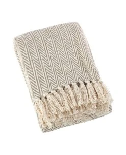 Saro Lifestyle Chevron Throw