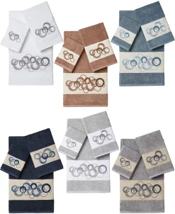 Linum Home Annabelle 3-Pc. Embellished Towel Set 8 Linum Home Annabelle 3-Pc. Embellished Towel Set -Avanti Linens Shop 15826800 fpx 1