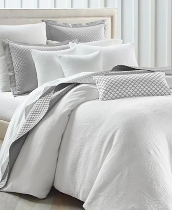 Charter Club Woven Leaves 2-Pc. Duvet Cover Set, Twin, Created For Macy's 4 Charter Club Woven Leaves 2-Pc. Duvet Cover Set, Twin, Created For Macy's - Image 2