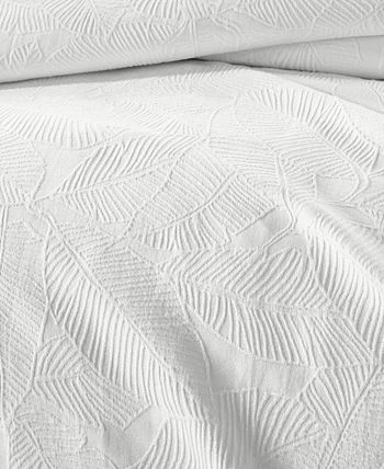 Charter Club Woven Leaves 2-Pc. Duvet Cover Set, Twin, Created For Macy's 5 Charter Club Woven Leaves 2-Pc. Duvet Cover Set, Twin, Created For Macy's - Image 3