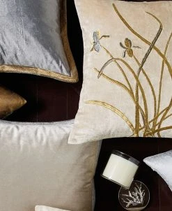 Michael Aram Iris Embroidered Velvet Decorative Pillow 18 X 18 10 Michael Aram Iris Embroidered Velvet Decorative Pillow 18 X 18 -Avanti Linens Shop 16904315 fpx 1