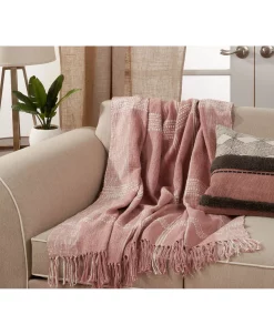 Saro Lifestyle Cotton Plaid Throw Blanket -Avanti Linens Shop 17034085 fpx