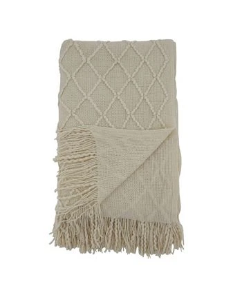 Saro Lifestyle Knitted Throw Blanket 4 Saro Lifestyle Knitted Throw Blanket - Image 2