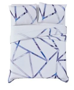 Vince Camuto Home Obelis Metallic 3 Piece Duvet Set, King -Avanti Linens Shop 17150439 fpx