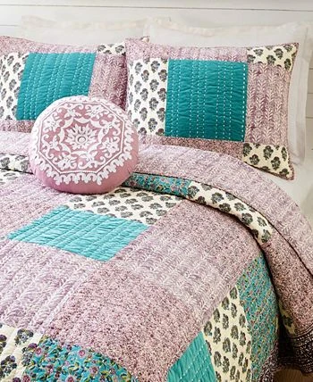 Jessica Simpson Numbra Patchwork Standard Sham 4 Jessica Simpson Numbra Patchwork Standard Sham - Image 2