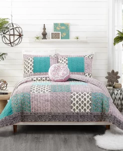 Jessica Simpson Numbra Patchwork Standard Sham 8 Jessica Simpson Numbra Patchwork Standard Sham -Avanti Linens Shop 17362187 fpx