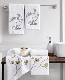 Michael Aram Orchid Embroidered Towel Set, 2 Pieces -Avanti Linens Shop 18397318 fpx