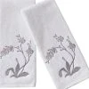 Michael Aram Orchid Embroidered Towel Set, 2 Pieces