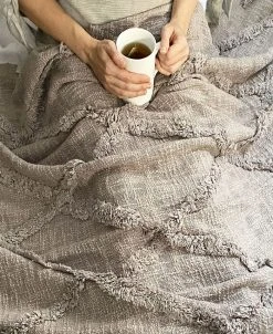 Elrene Farmhouse Living Diamond Tufted Throw Blanket, 50 X 60 12 Elrene Farmhouse Living Diamond Tufted Throw Blanket, 50 X 60 -Avanti Linens Shop 18456202 fpx