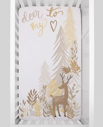 Macy's Deer To My Heart Tree Leaf Photo Op Fitted Crib Sheet 4 Macy's Deer To My Heart Tree Leaf Photo Op Fitted Crib Sheet - Image 2