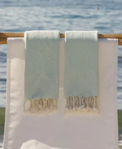 Linum Home Textiles Turkish Cotton Fun In Paradise Pestemal Hand Or Guest Towels, Set Of 2 -Avanti Linens Shop 19071600 fpx