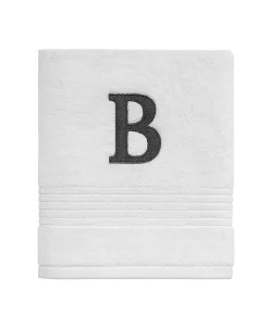 Avanti Block Monogram Initial Hand Towel