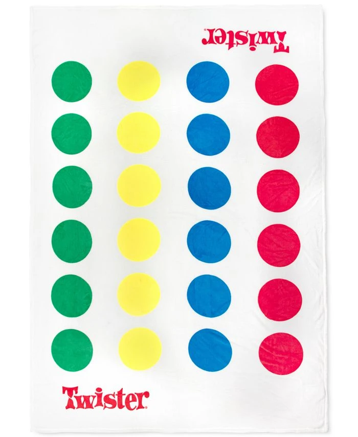 Hasbro Twister Game Blanket 3 Hasbro Twister Game Blanket