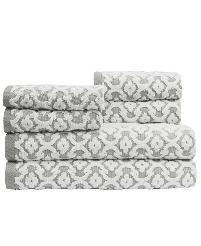 Caro Home Emma 6 Piece Towel Set 3 Caro Home Emma 6 Piece Towel Set