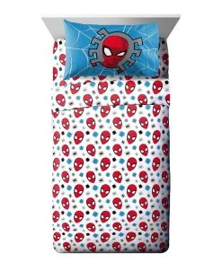 Spider-Man Burst Full Sheet Set, 4 Pieces -Avanti Linens Shop 19354543 fpx
