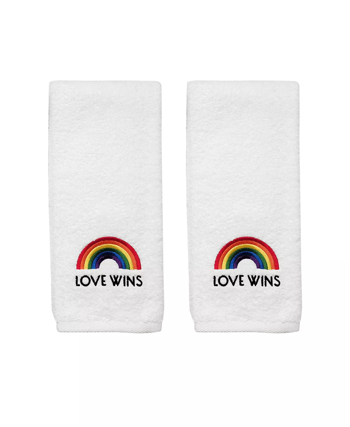 Avanti Love Wins Hand Towel Set, 2 Piece 3 Avanti Love Wins Hand Towel Set, 2 Piece