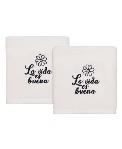 Avanti Life Is Good Hand Towel Set, 2 Piece