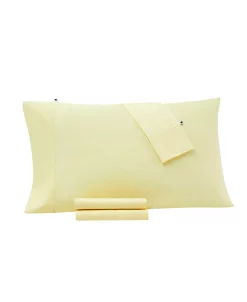 Kate Spade New York Solid 3 Piece Sheet Set, Twin -Avanti Linens Shop 21031938 fpx