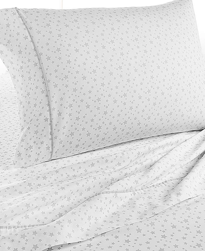 Charter Club Kids Stars 3-Pc. Cotton Sheet Set, Twin, Created For Macy's 4 Charter Club Kids Stars 3-Pc. Cotton Sheet Set, Twin, Created For Macy's - Image 2