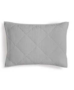 Hotel Collection Dobby Diamond Quilted Sham, King, Created For Macy's