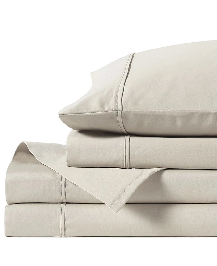 Anne Klein Reverie Cotton Under 200-Thread Count 4 Piece California King Solid Sheet Set 3 Anne Klein Reverie Cotton Under 200-Thread Count 4 Piece California King Solid Sheet Set