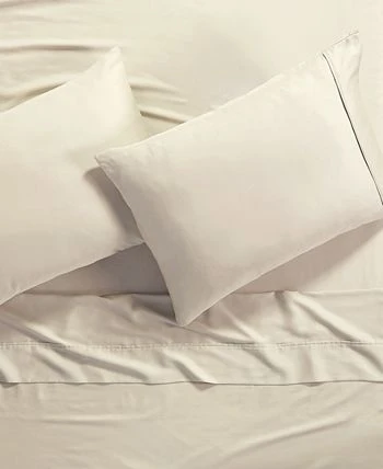 Anne Klein Reverie Cotton Under 200-Thread Count 4 Piece California King Solid Sheet Set 5 Anne Klein Reverie Cotton Under 200-Thread Count 4 Piece California King Solid Sheet Set - Image 3