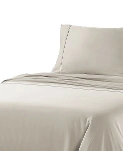 Anne Klein Reverie Cotton Under 200-Thread Count 3 Piece Twin Solid Sheet Set